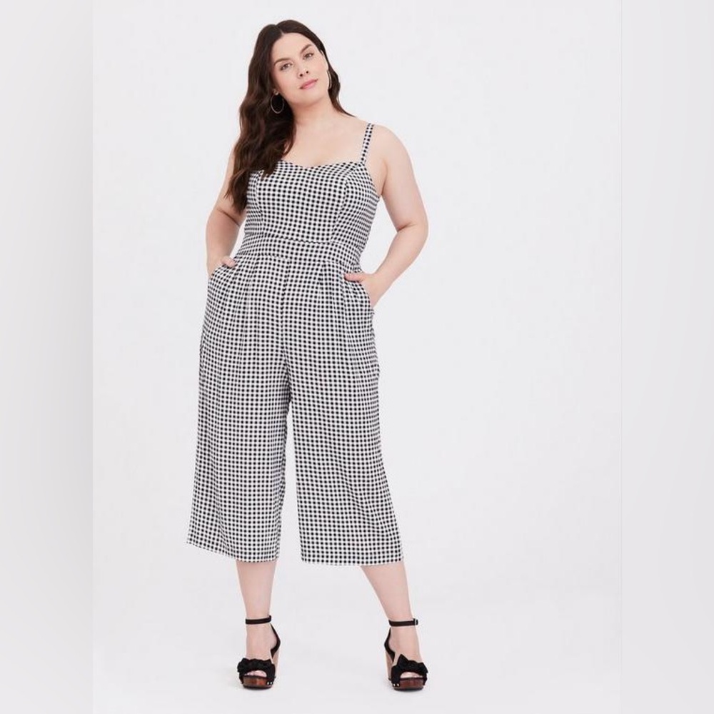 Torrid Challis Culotte Jumpsuit
